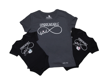 Unbreakable Bond, Baby Boy Organic Cotton Bodysuit