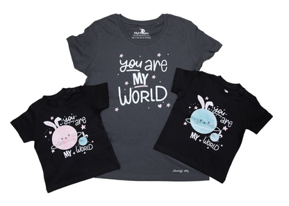 You Are My World, Baby Girl Cotton T-Shirt