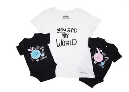 You Are My World, Mum Organic Cotton T-Shirt