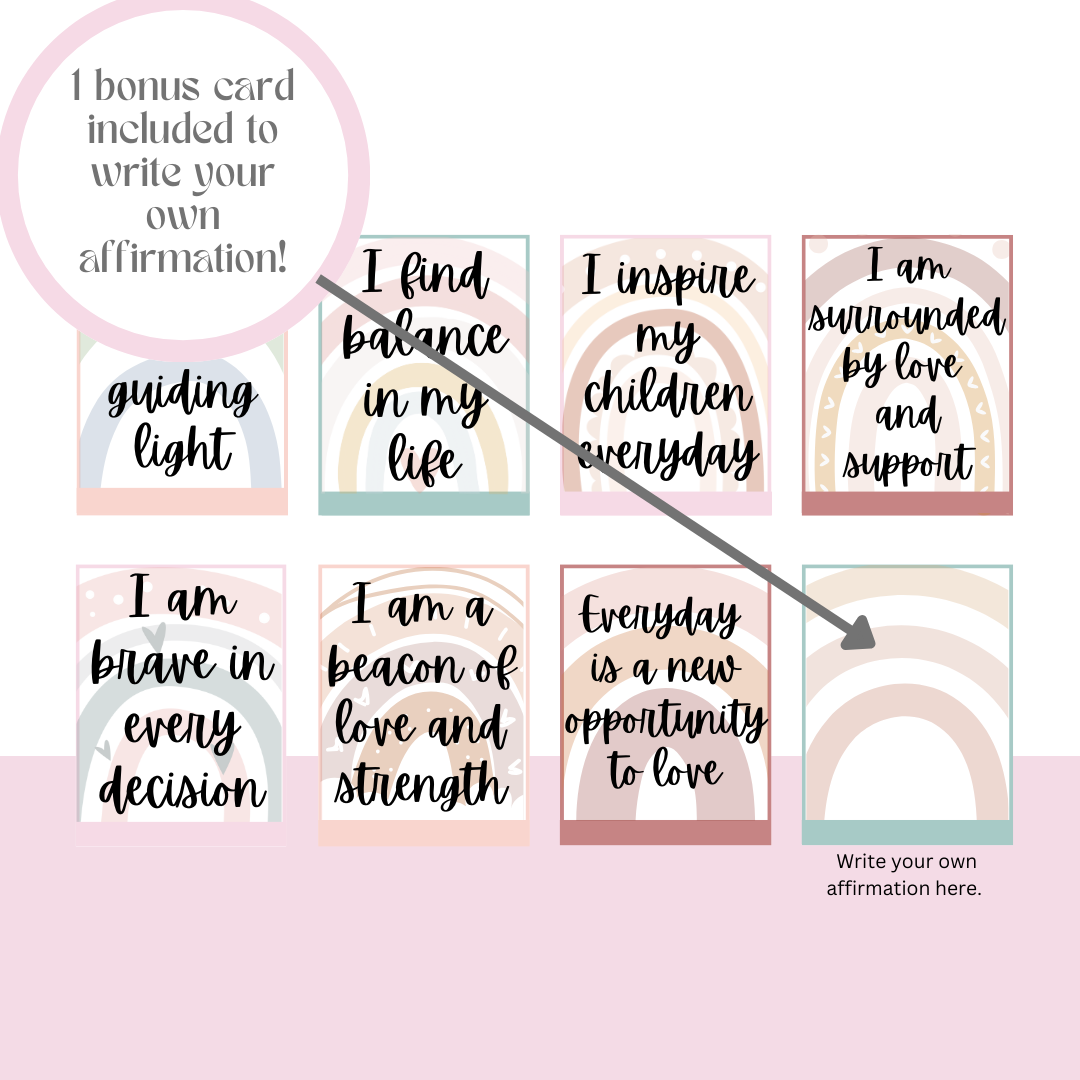 Essential Affirmation Cards for Mothers