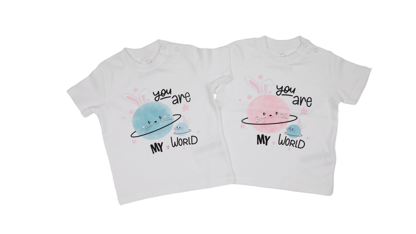 You Are My World, Toddler Boy Cotton T-Shirt