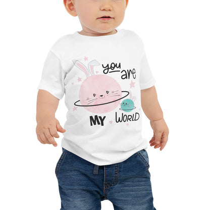 You Are My World, Baby Girl Cotton T-Shirt