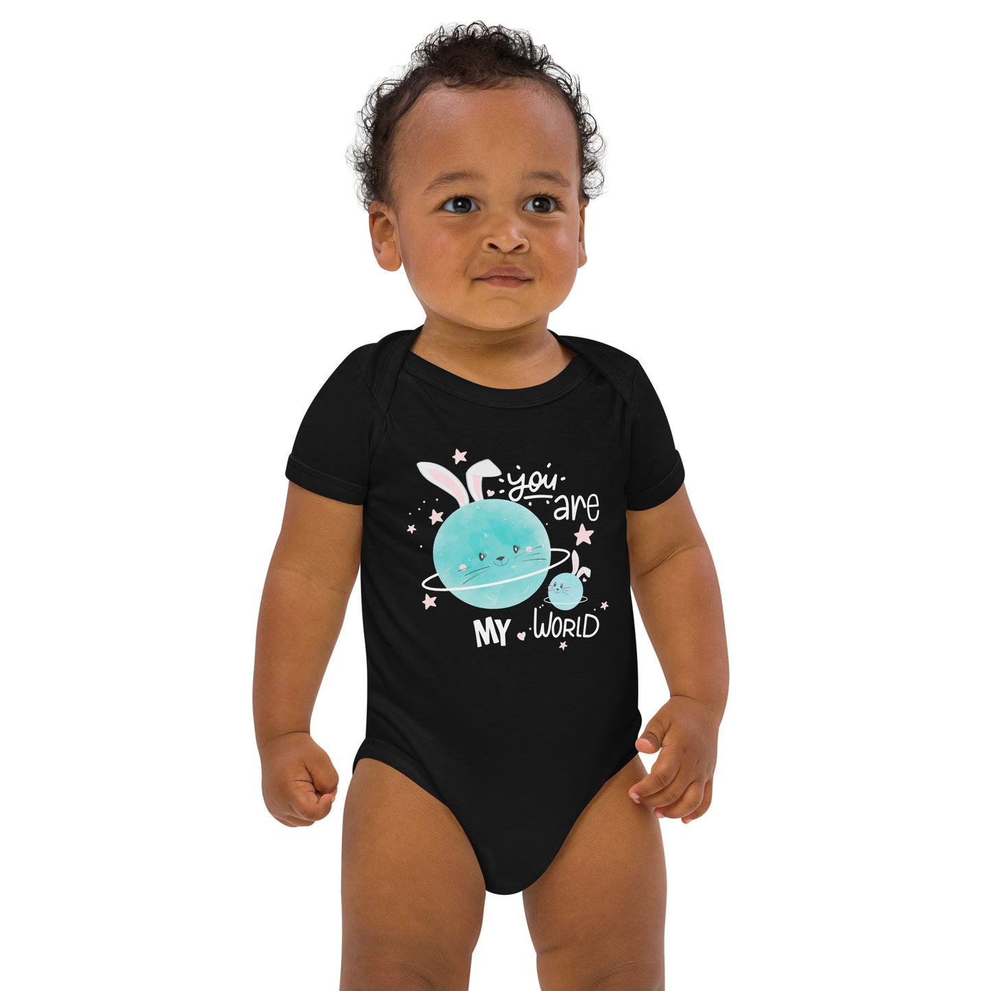 You Are My World, Baby Boy Organic Cotton Bodysuit