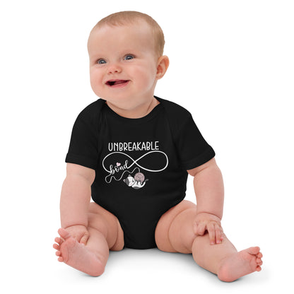 Unbreakable Bond, Baby Girl Organic Cotton Bodysuit