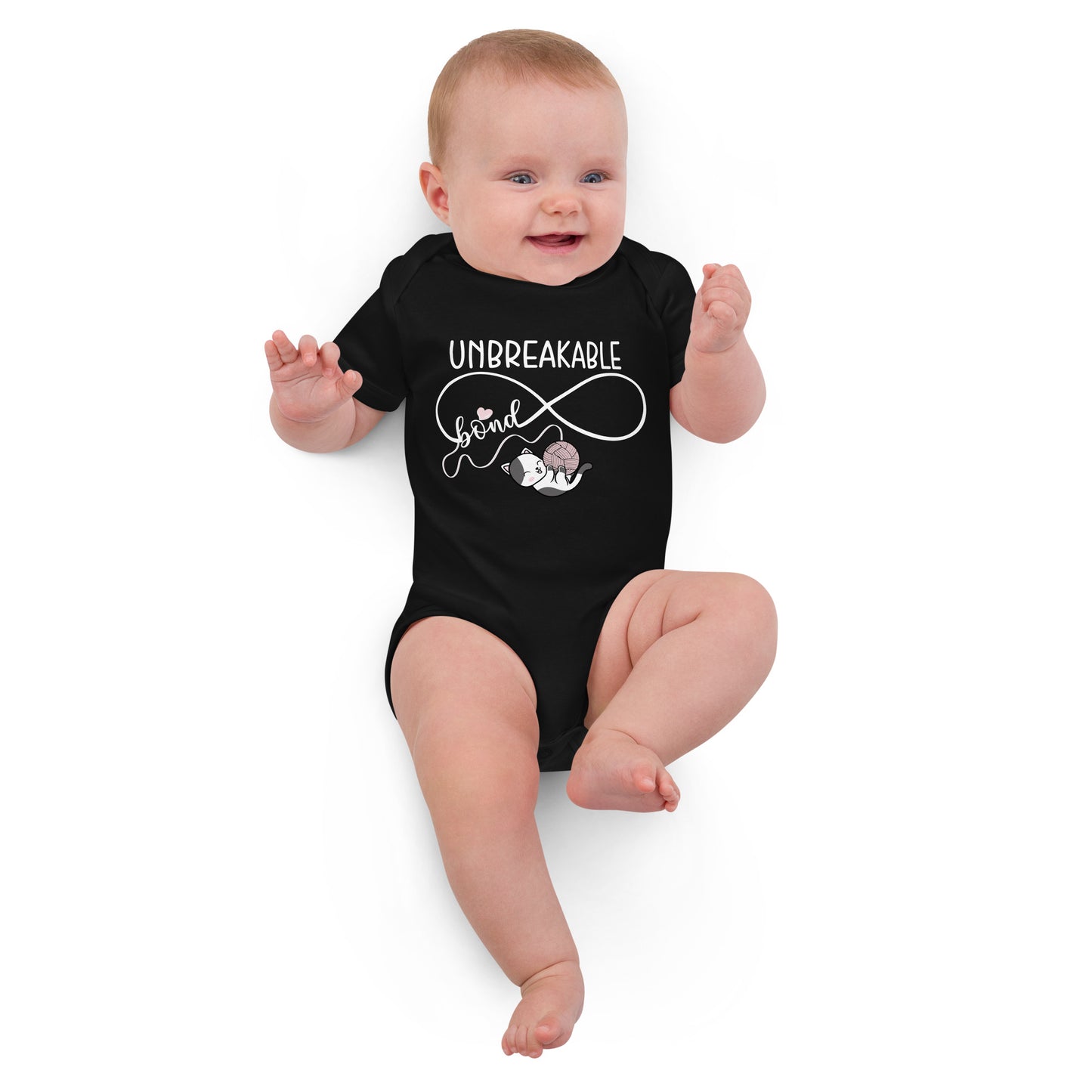 Unbreakable Bond, Baby Girl Organic Cotton Bodysuit