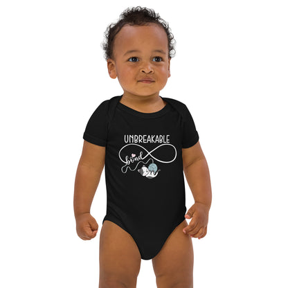 Unbreakable Bond, Baby Boy Organic Cotton Bodysuit