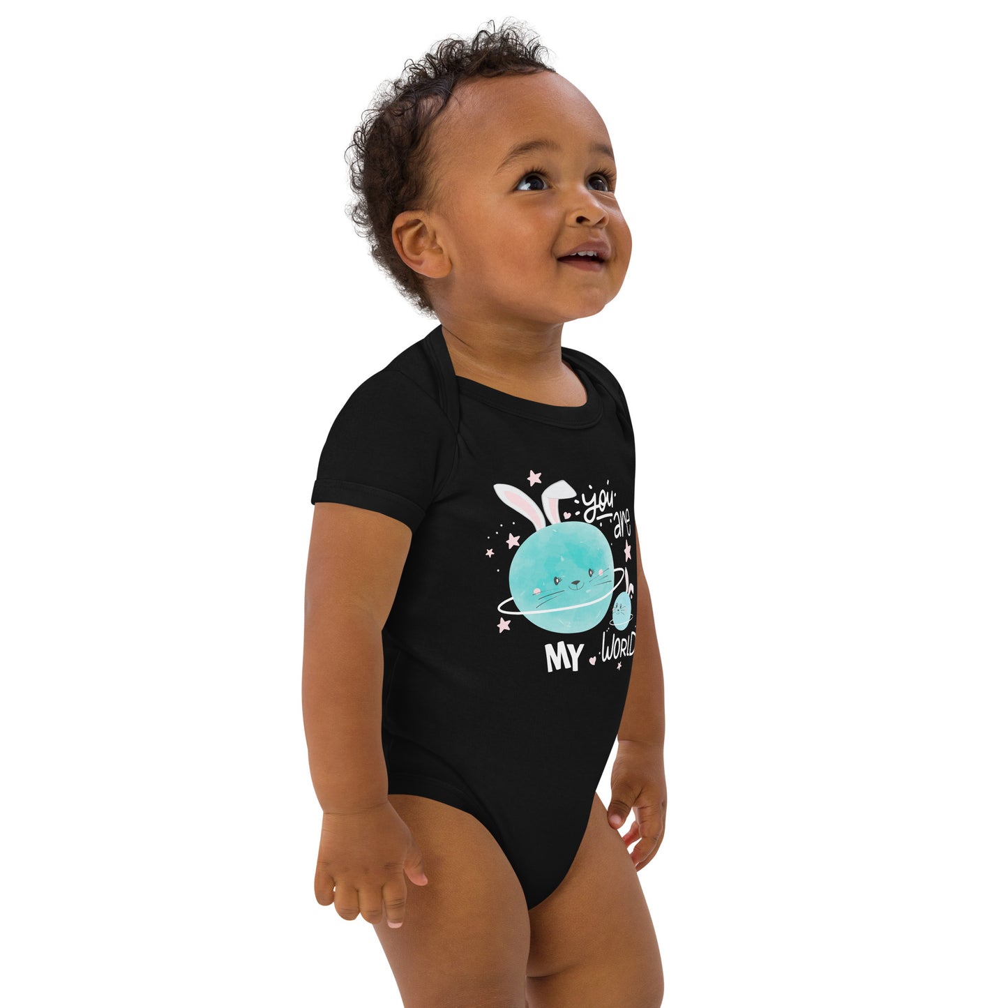 You Are My World, Baby Boy Organic Cotton Bodysuit