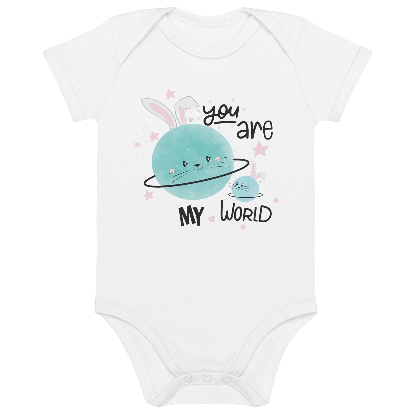 You Are My World, Baby Boy Organic Cotton Bodysuit