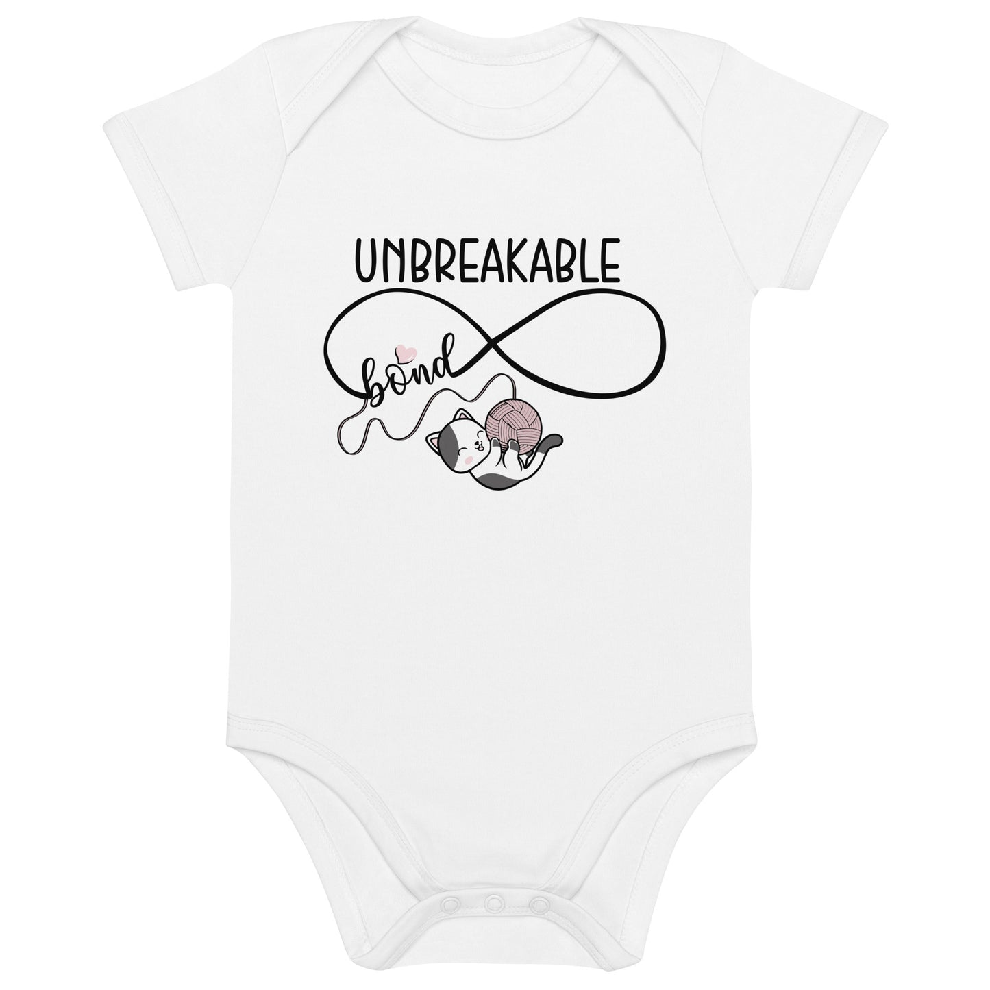 Unbreakable Bond, Baby Girl Organic Cotton Bodysuit