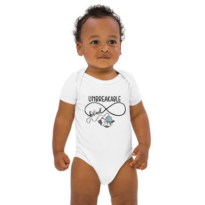 Unbreakable Bond, Baby Boy Organic Cotton Bodysuit