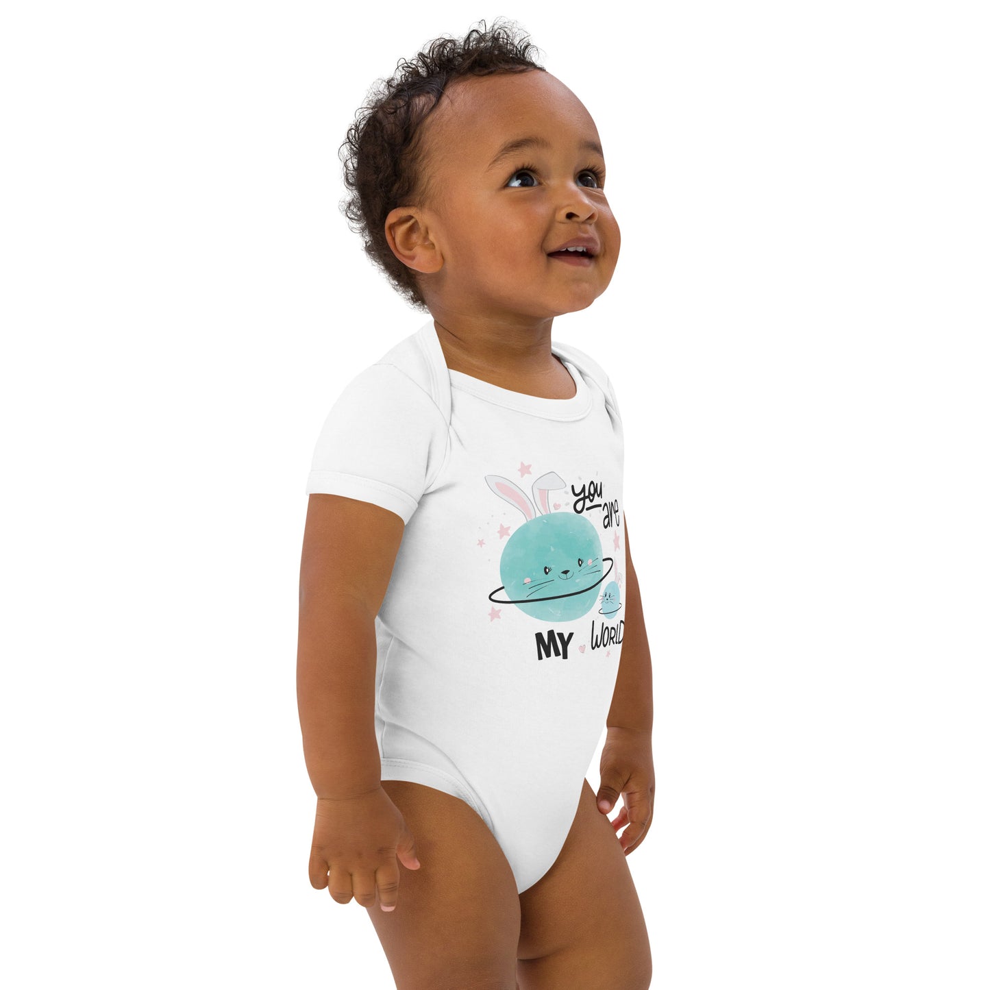 You Are My World, Baby Boy Organic Cotton Bodysuit