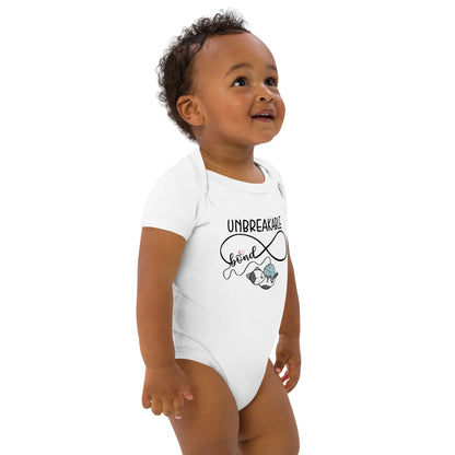 Unbreakable Bond, Baby Boy Organic Cotton Bodysuit