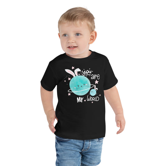 You Are My World, Toddler Boy Cotton T-Shirt