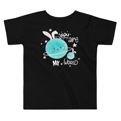 You Are My World, Toddler Boy Cotton T-Shirt