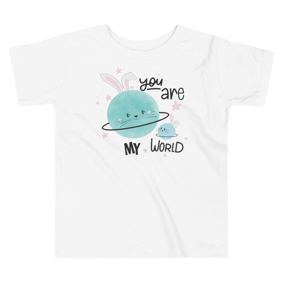 You Are My World, Toddler Boy Cotton T-Shirt