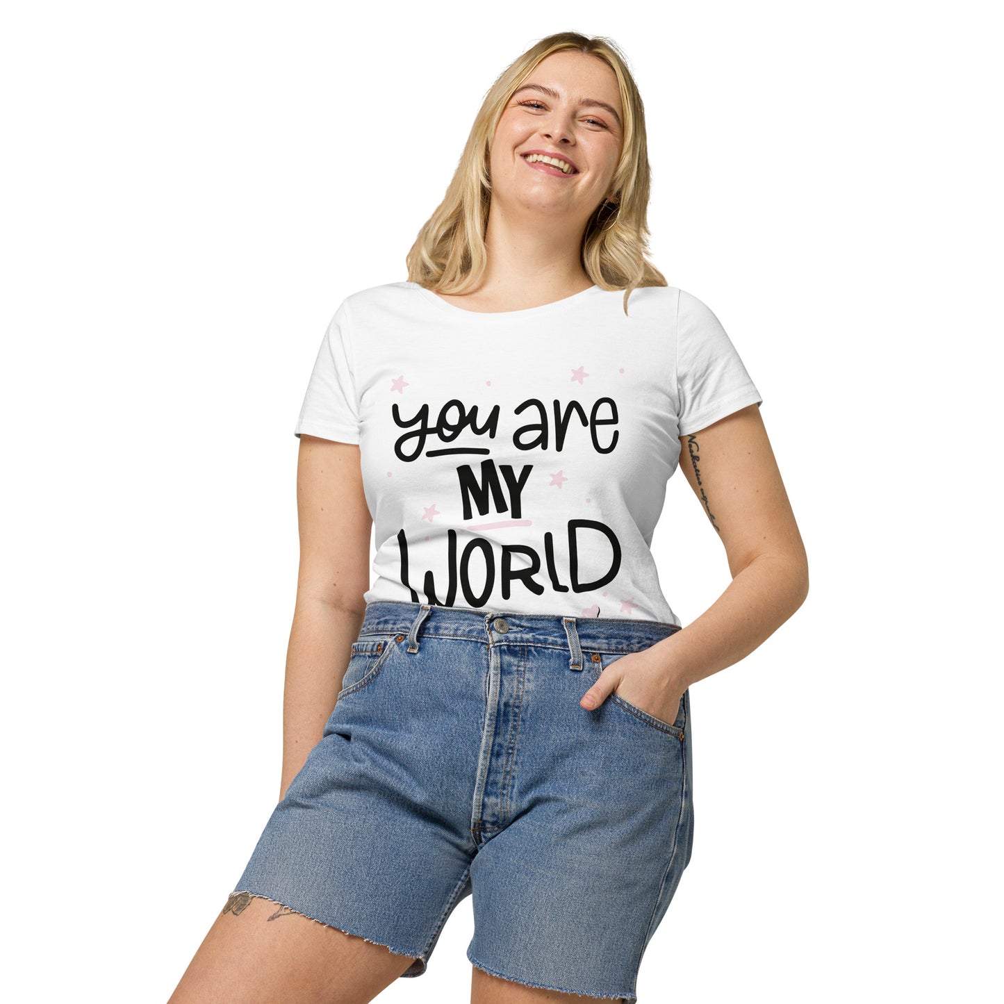 You Are My World, Mum Organic Cotton T-Shirt